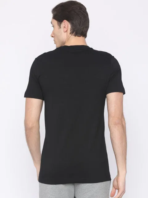 Puma Men Black Printed Active Hero T-shirt