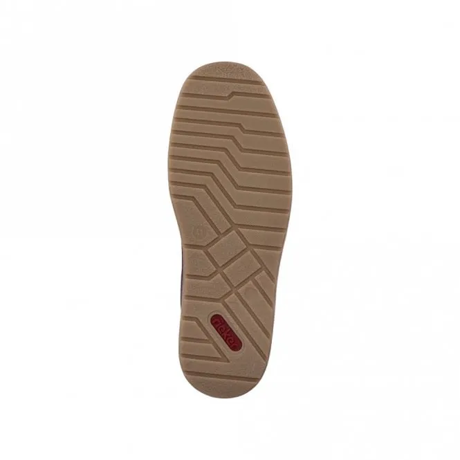 Rieker 18266-24 Brown Mens Casual Comfort Slip On Shoes