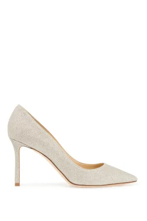 ROMY 85 DUSTY GLITTER PUMPS