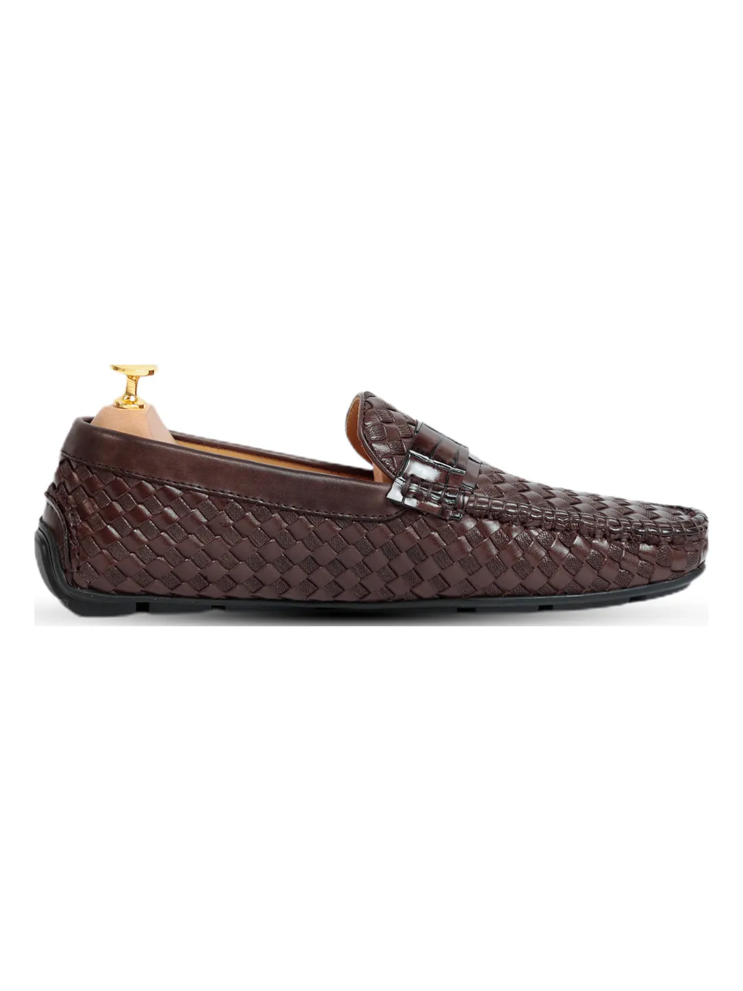 Ross Weaved Loafer Coffee