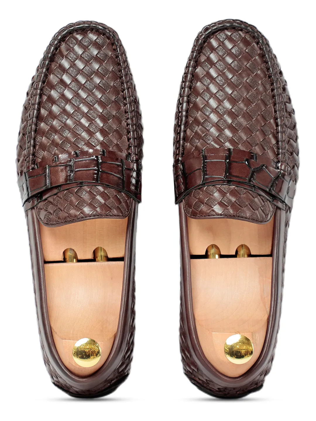 Ross Weaved Loafer Coffee