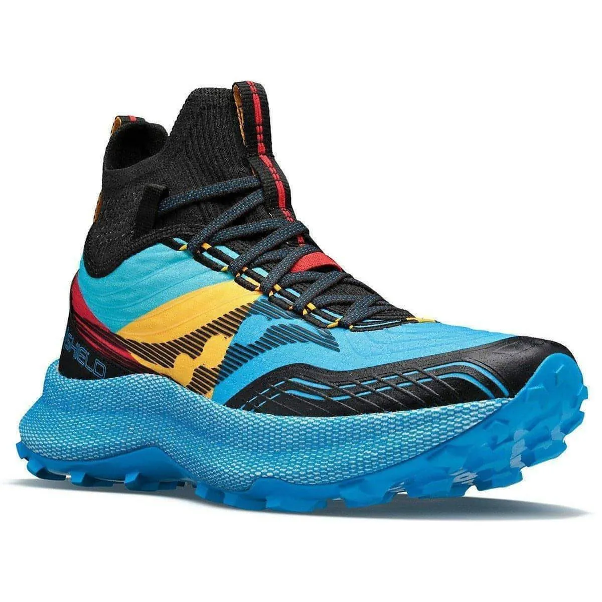 Saucony Endorphin Mid Mens Trail Running Shoes - Blue