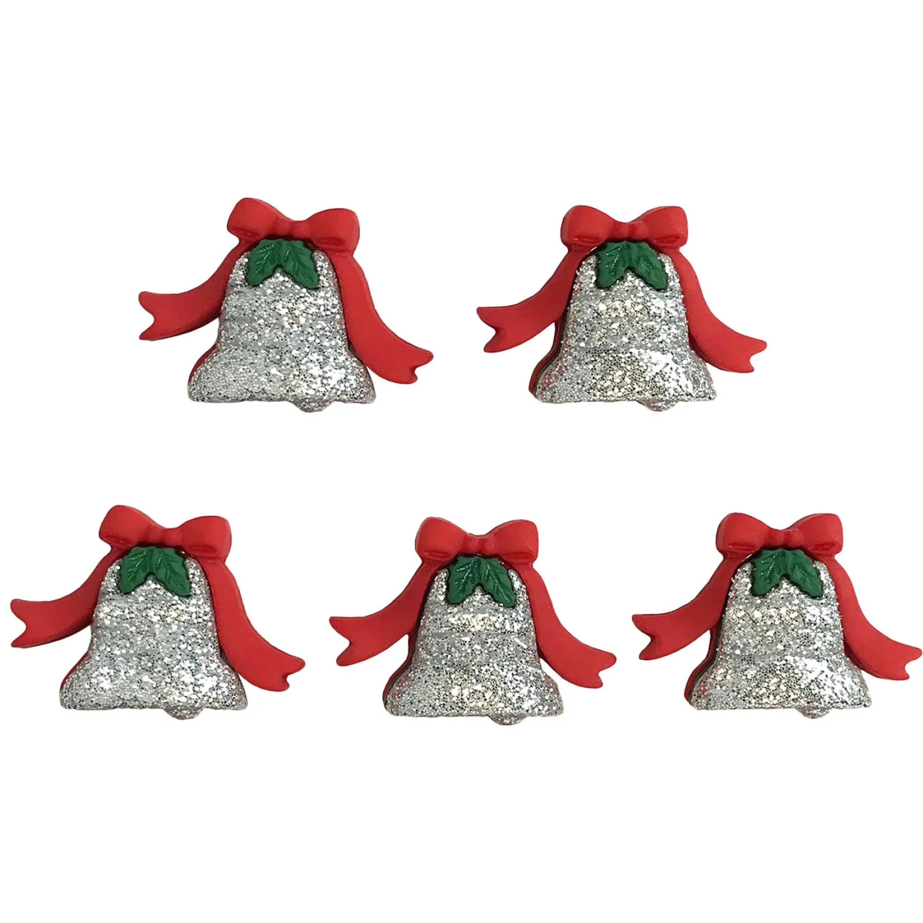 Silver Bells Buttons