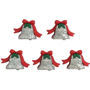 Silver Bells Buttons
