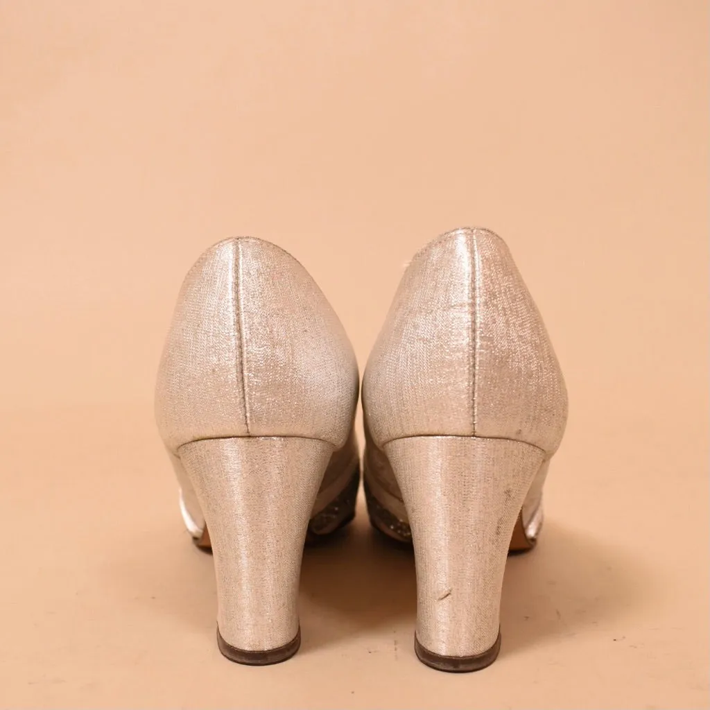 Silver Heels, by Nanette Imperials, 6.5
