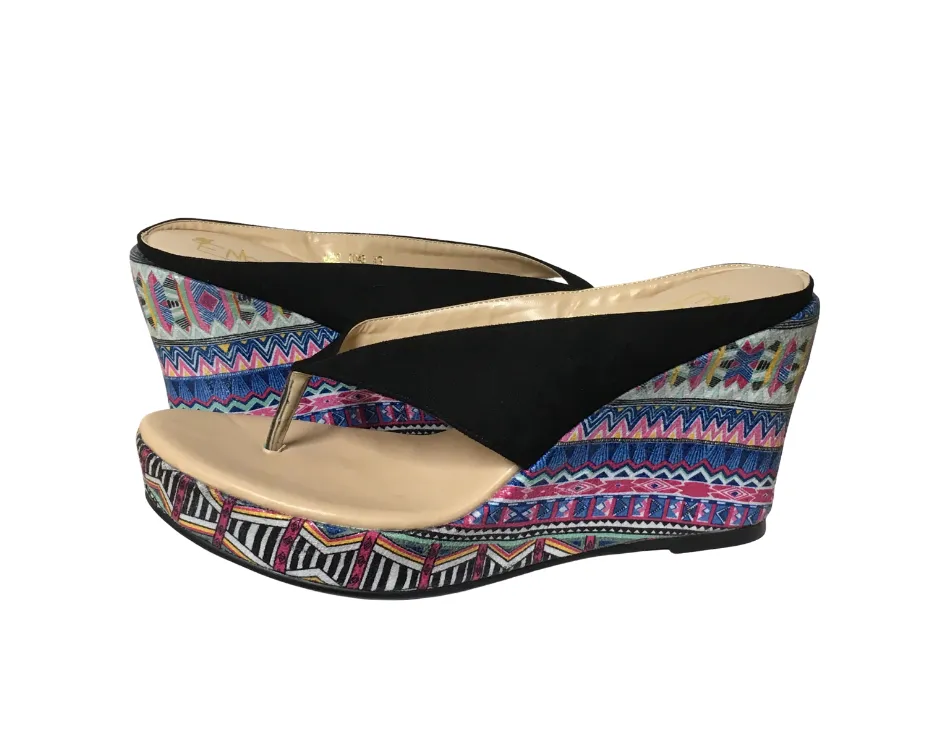 Skinny Wedge Sandals