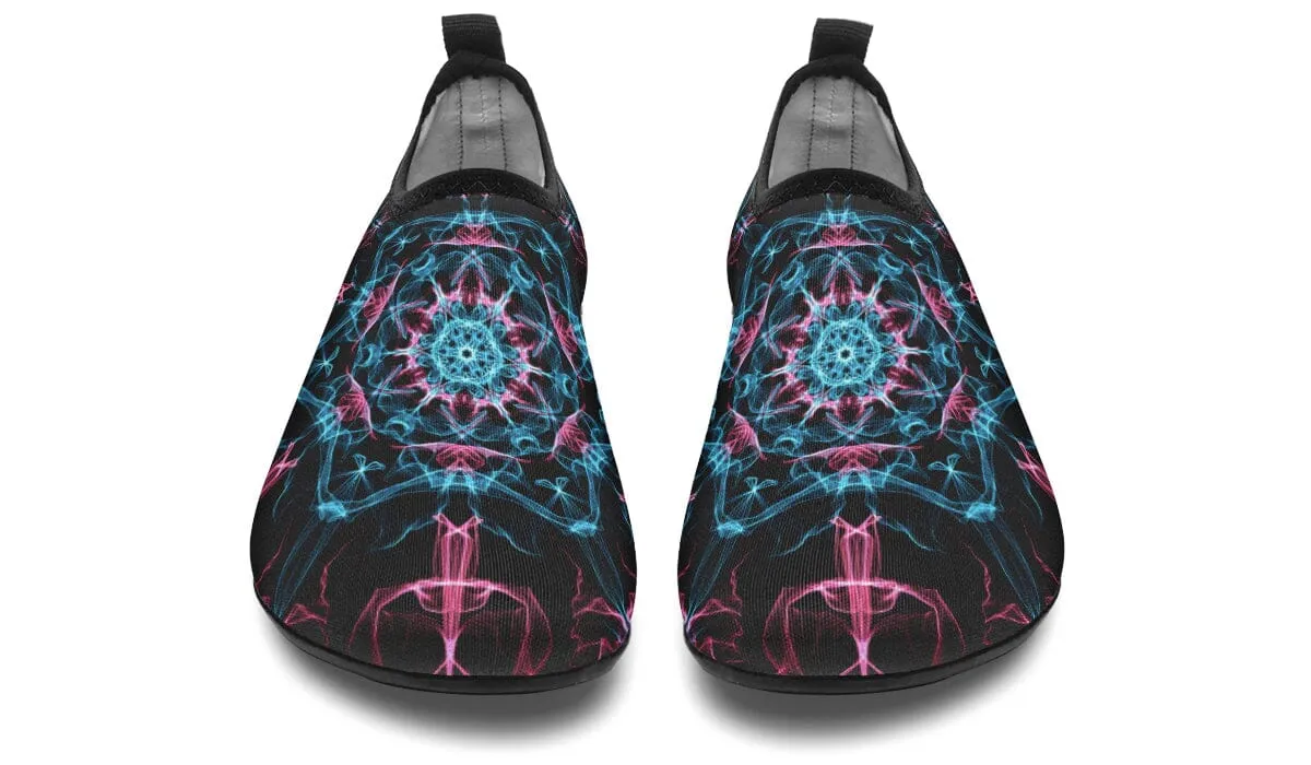 Smokey Blue Mandala Barefoot Shoes