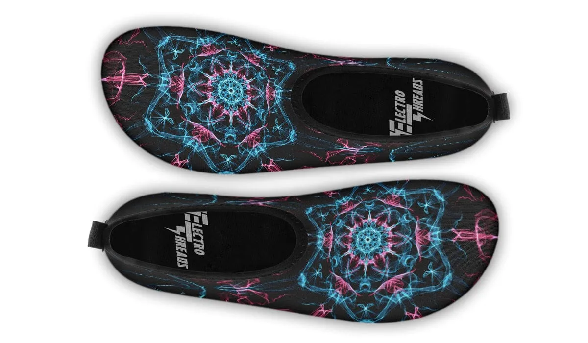 Smokey Blue Mandala Barefoot Shoes