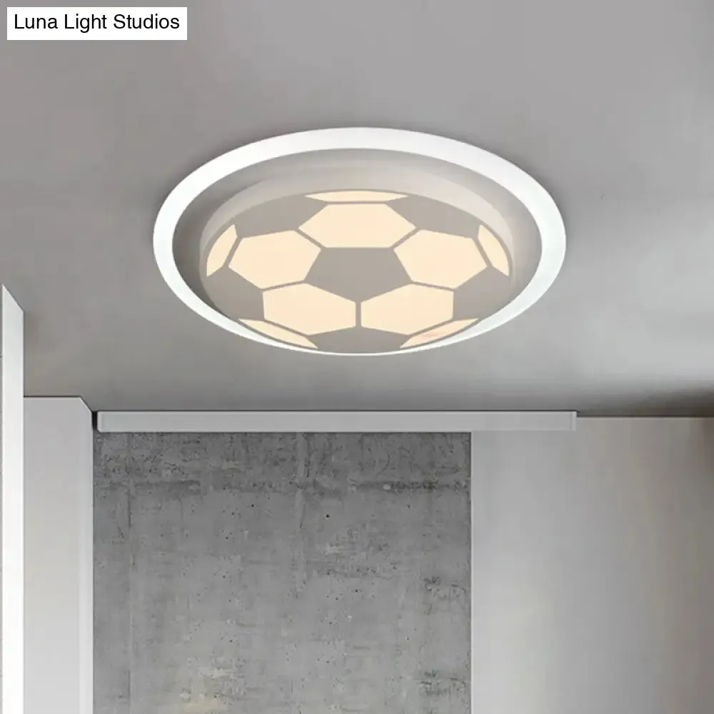 Soccer Cartoon LED Flush Mount Lamp – Stylish and Bright Lighting Fixture for Bedroom