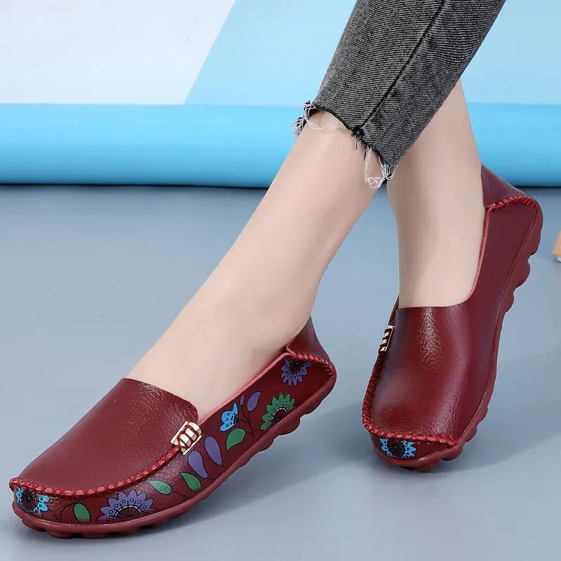 Stylish Leather Moccasins