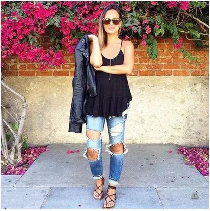 Summer Beach Cross Strap Thong Sandals