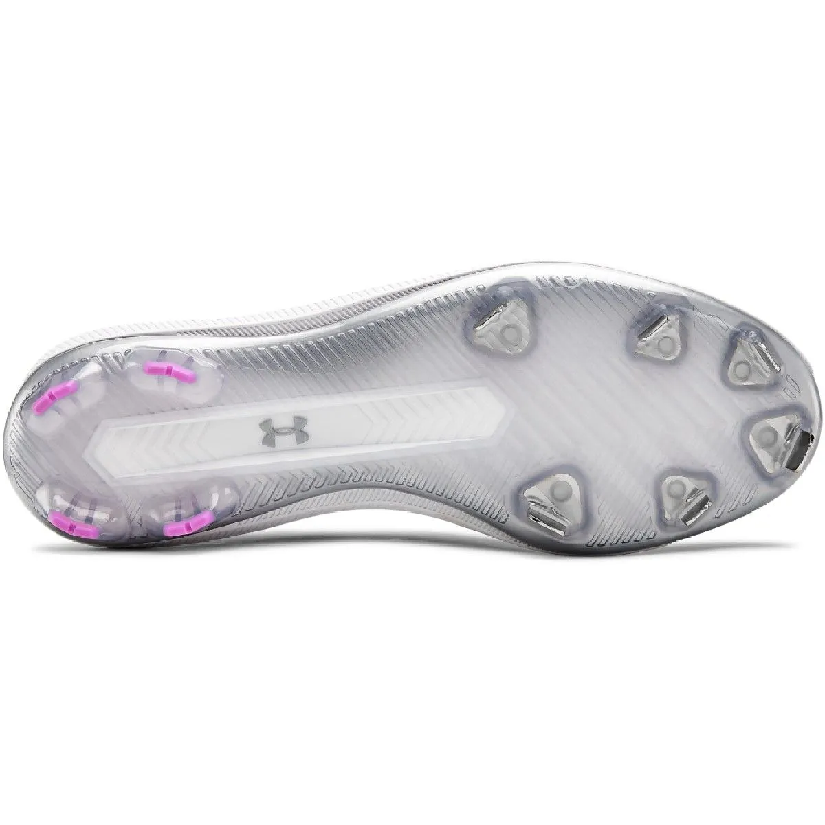 Under Armour Bryce Harper 4 Low Men's Metal Baseball Cleats (White)
