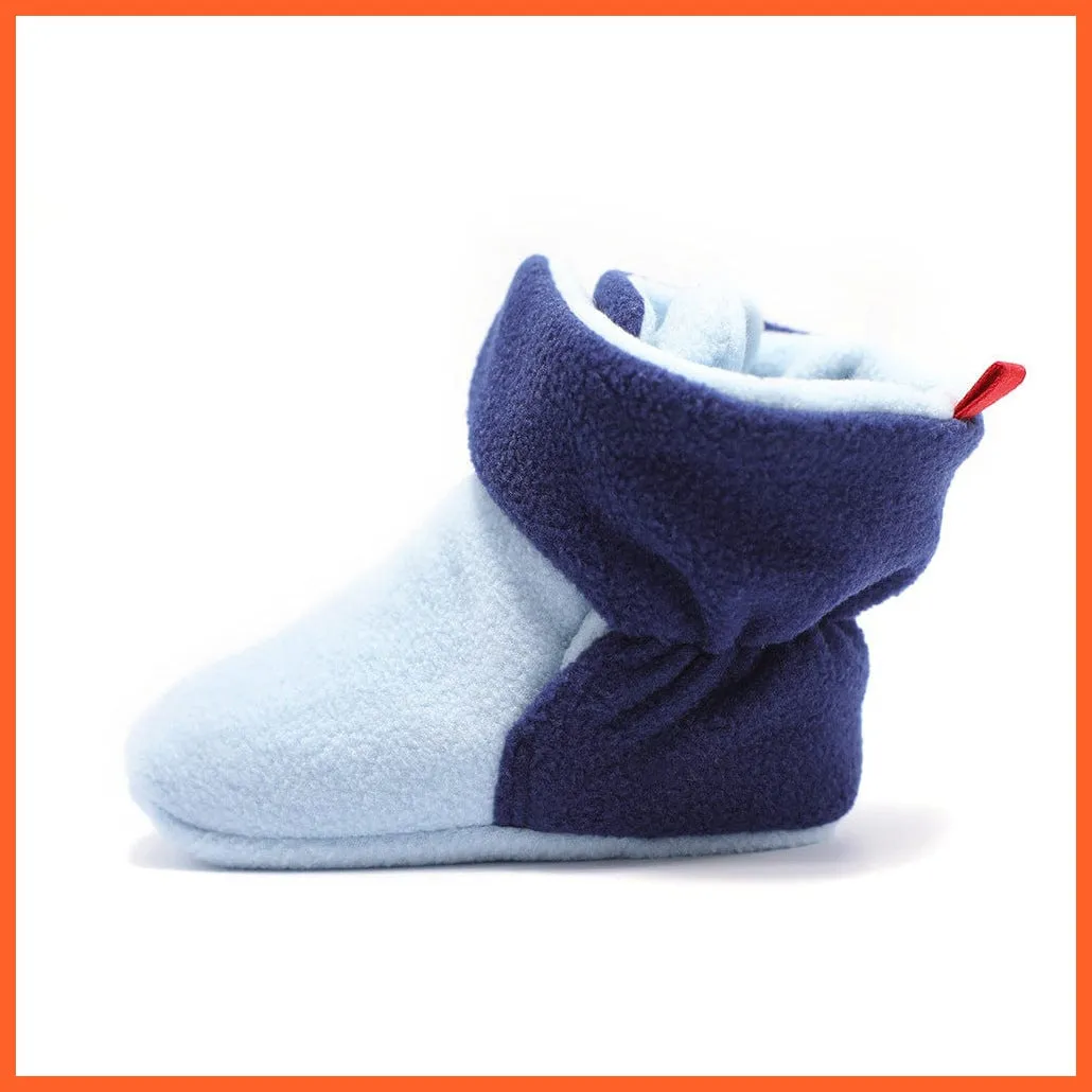 Unisex Baby Newborn Coral Fleece Winter Warm Infant Toddler Crib Shoes