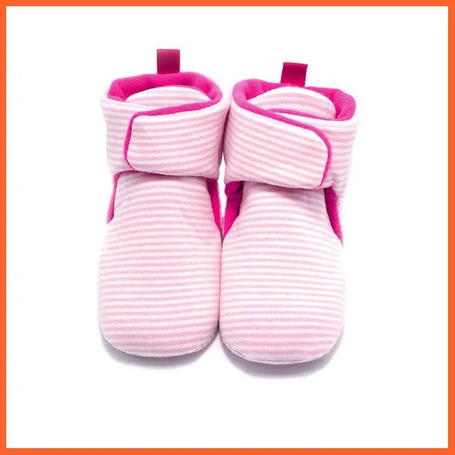 Unisex Baby Newborn Coral Fleece Winter Warm Infant Toddler Crib Shoes