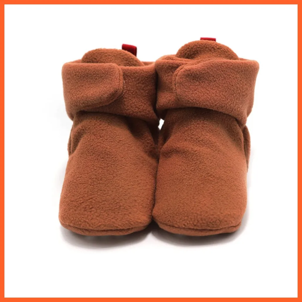 Unisex Baby Newborn Coral Fleece Winter Warm Infant Toddler Crib Shoes