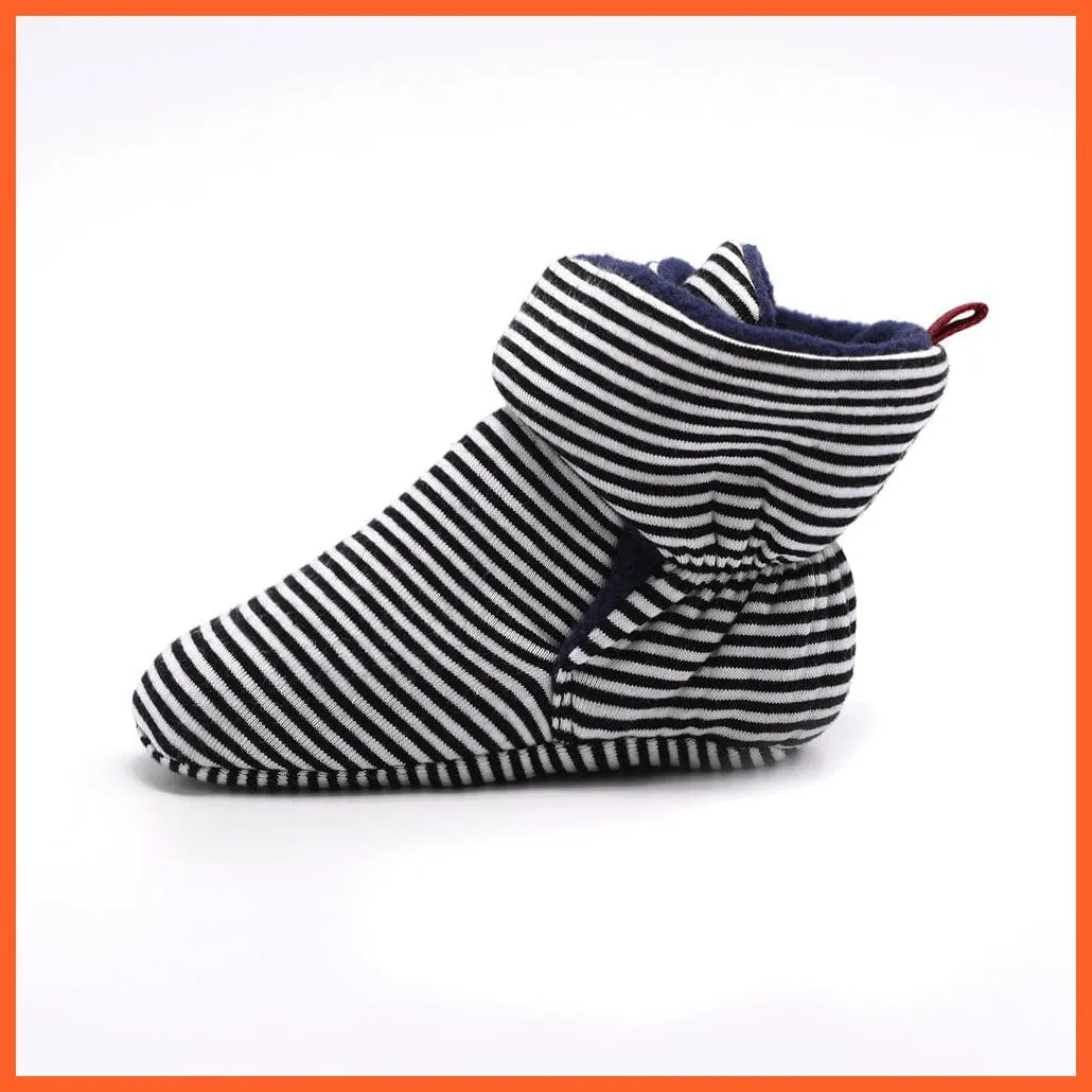 Unisex Baby Newborn Coral Fleece Winter Warm Infant Toddler Crib Shoes