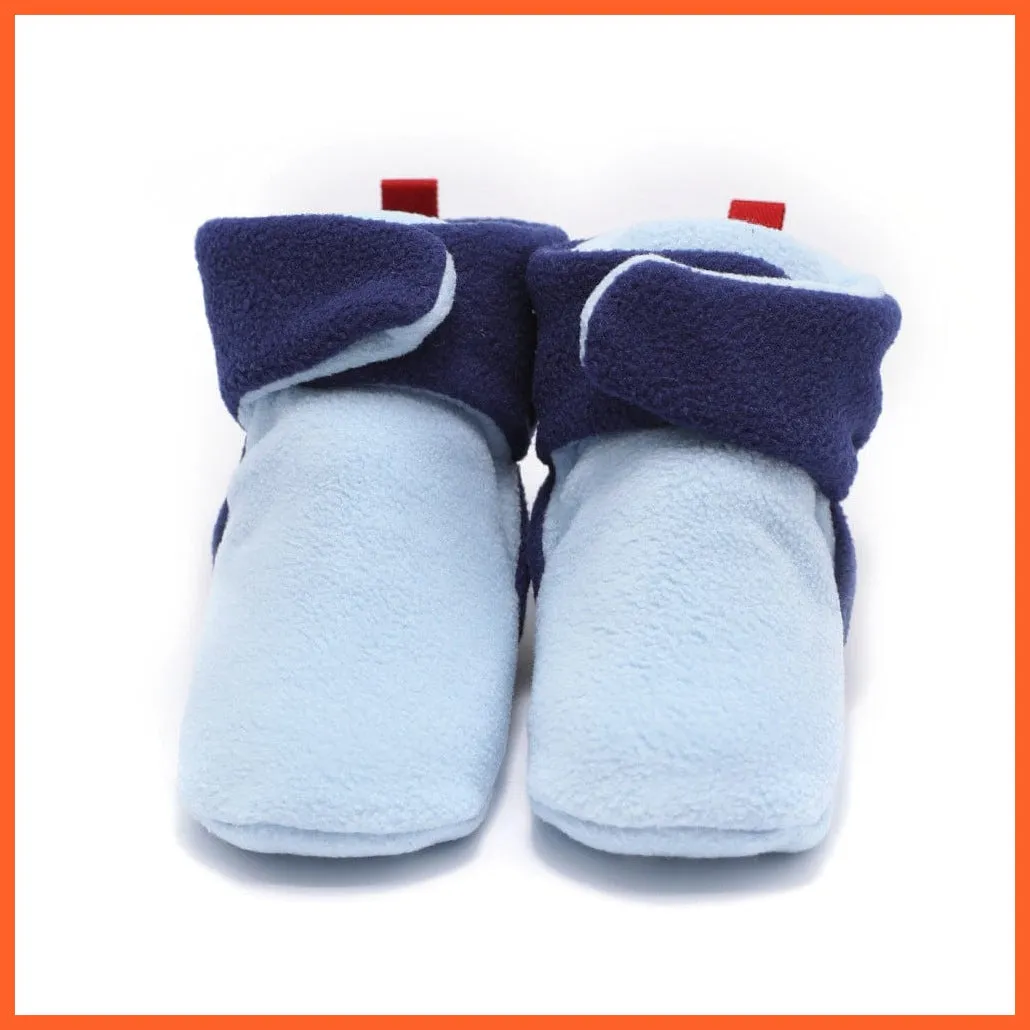 Unisex Baby Newborn Coral Fleece Winter Warm Infant Toddler Crib Shoes