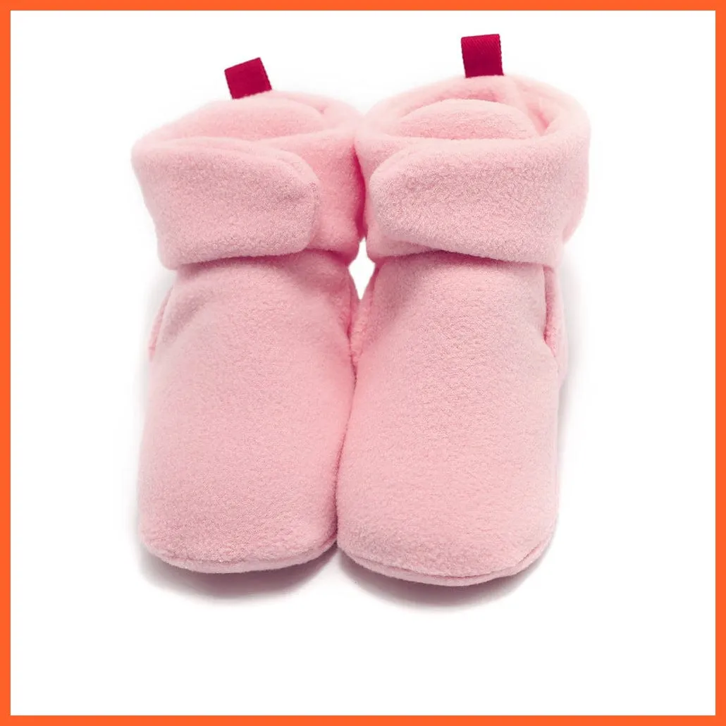 Unisex Baby Newborn Coral Fleece Winter Warm Infant Toddler Crib Shoes
