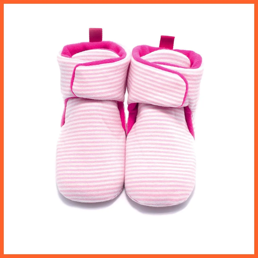 Unisex Baby Newborn Coral Fleece Winter Warm Infant Toddler Crib Shoes