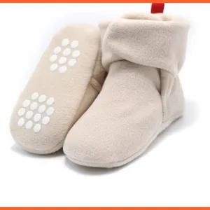 Unisex Baby Newborn Coral Fleece Winter Warm Infant Toddler Crib Shoes