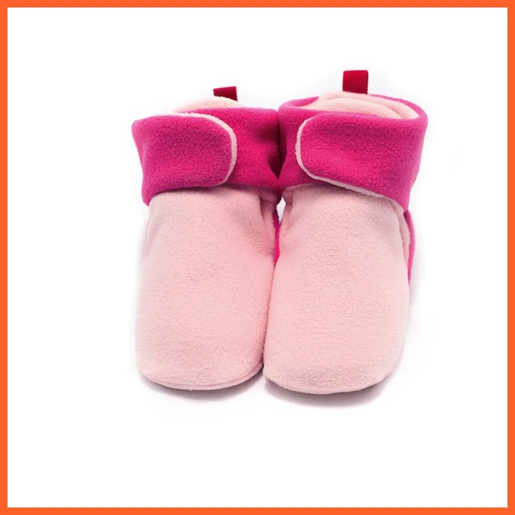 Unisex Baby Newborn Coral Fleece Winter Warm Infant Toddler Crib Shoes