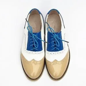 Vintage Genuine Leather Oxford Brogues Shoes