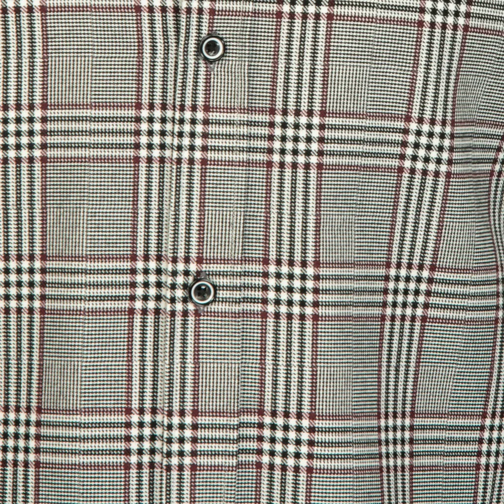 Vustra Long-Sleeve Slate Plaid Shirt
