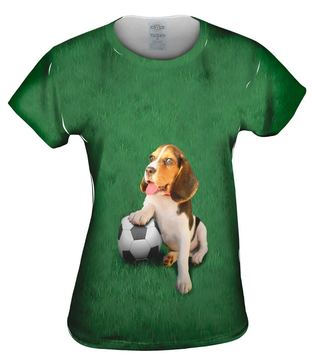 Wanna Play Soccer Beagle