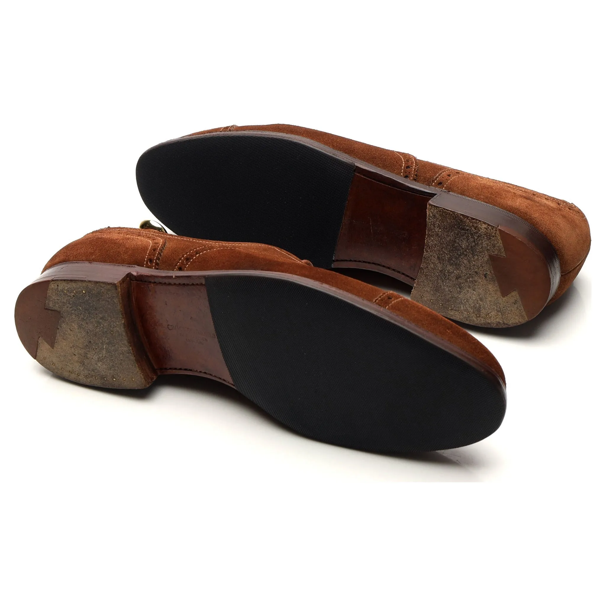 'Westminster' Snuff Brown Suede Oxford Brogues UK 9.5 D