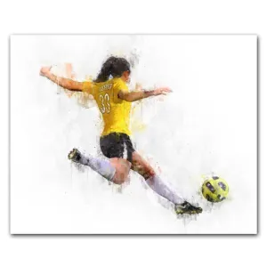Women's Soccer Personalized Print